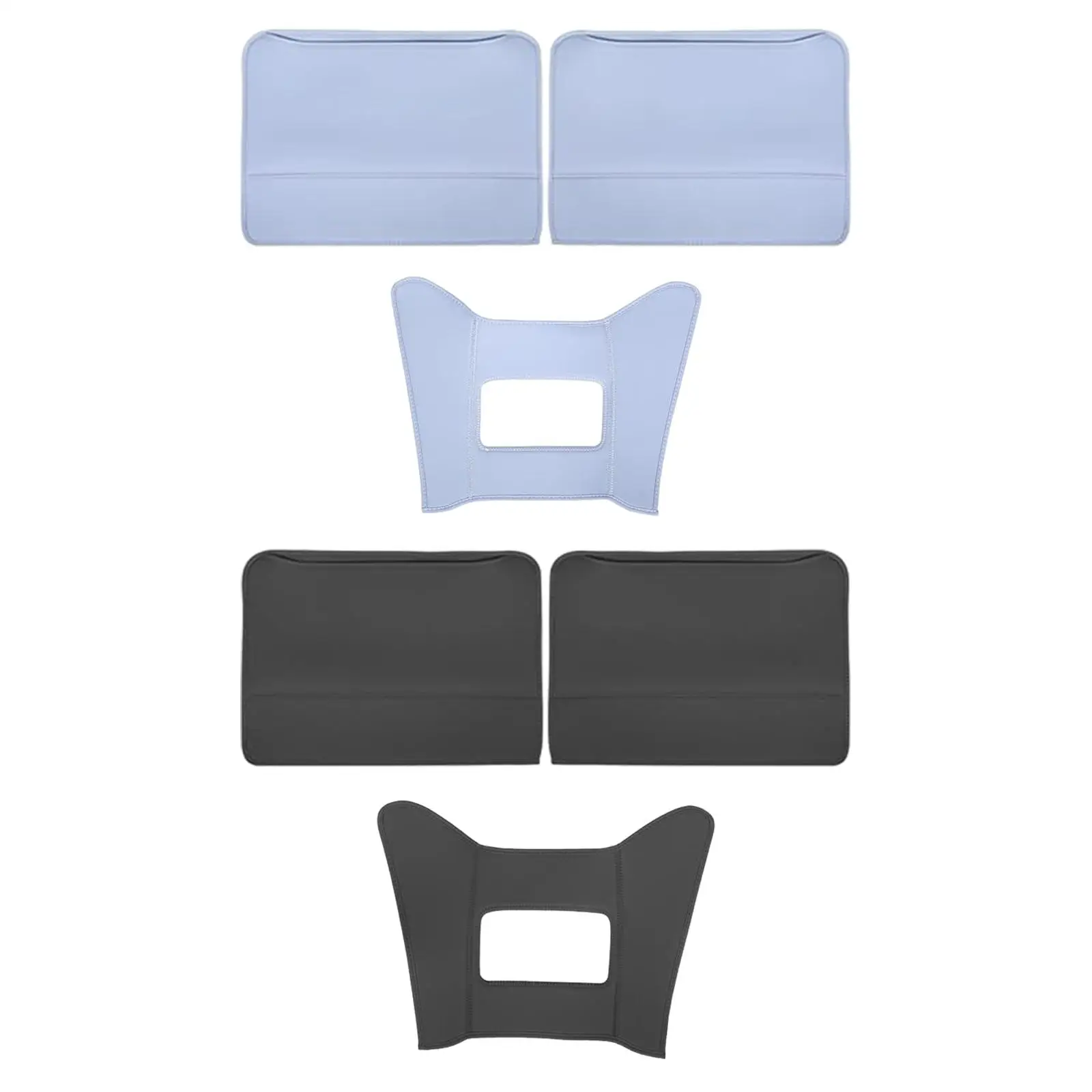 2 Pieces Seat Back Kick Mats Prevent Dust and Trampling Waterproof Back Seat Protector Automotive Accessories for Byd Seal