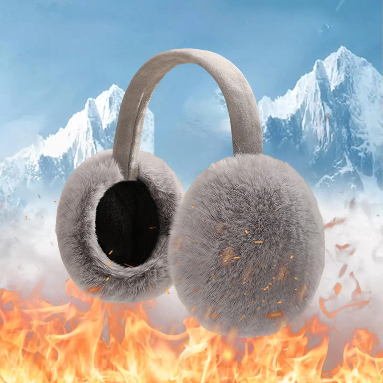 Ear Muffs Earmuffs Ear Flaps Thermal Ear Warmer for Outdoor Cold Weather Ski