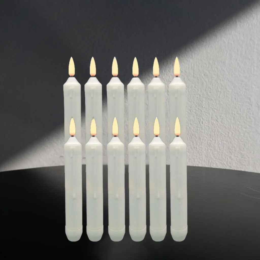 12 Pieces LED Candles Romantic Decorations for Indoor Home Holiday Halloween Decor