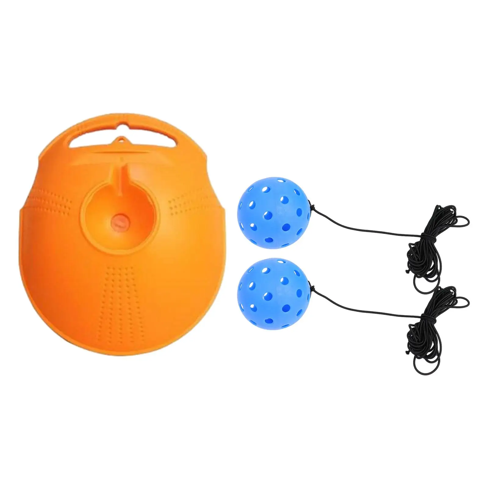 Pickleball Trainer with Pickleball Ball Professional with Handle Portable Durable Pickleball Solo Training for Outdoor Adult