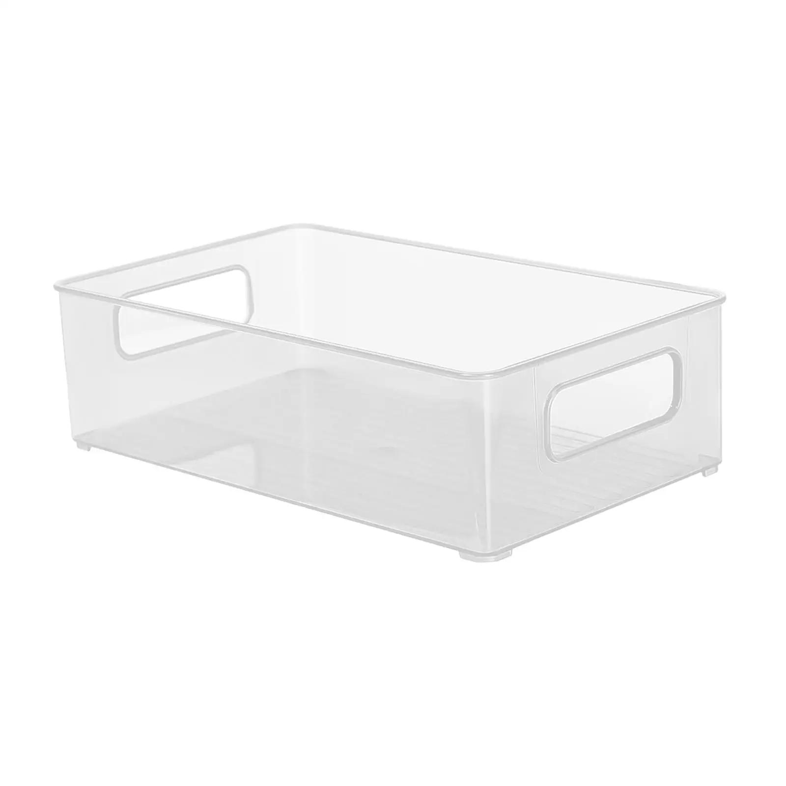Bathroom Vanity Organizer 10.43inchx6.30inchx2.95inch Rectangular Snack Container for Drawer Bedroom Freezer Pantry Shelves