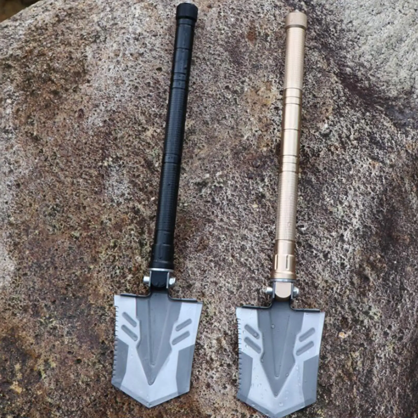 Folding Shovel Hoe Digging Portable   Hoe for Outdoor Hunting Hiking