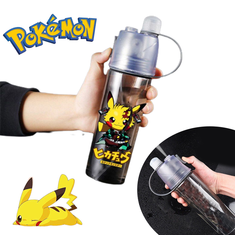 Pikachu Pokemon Water Bottle  Pikachu Plastic Water Bottle - Animation  Derivatives/peripheral Products - Aliexpress