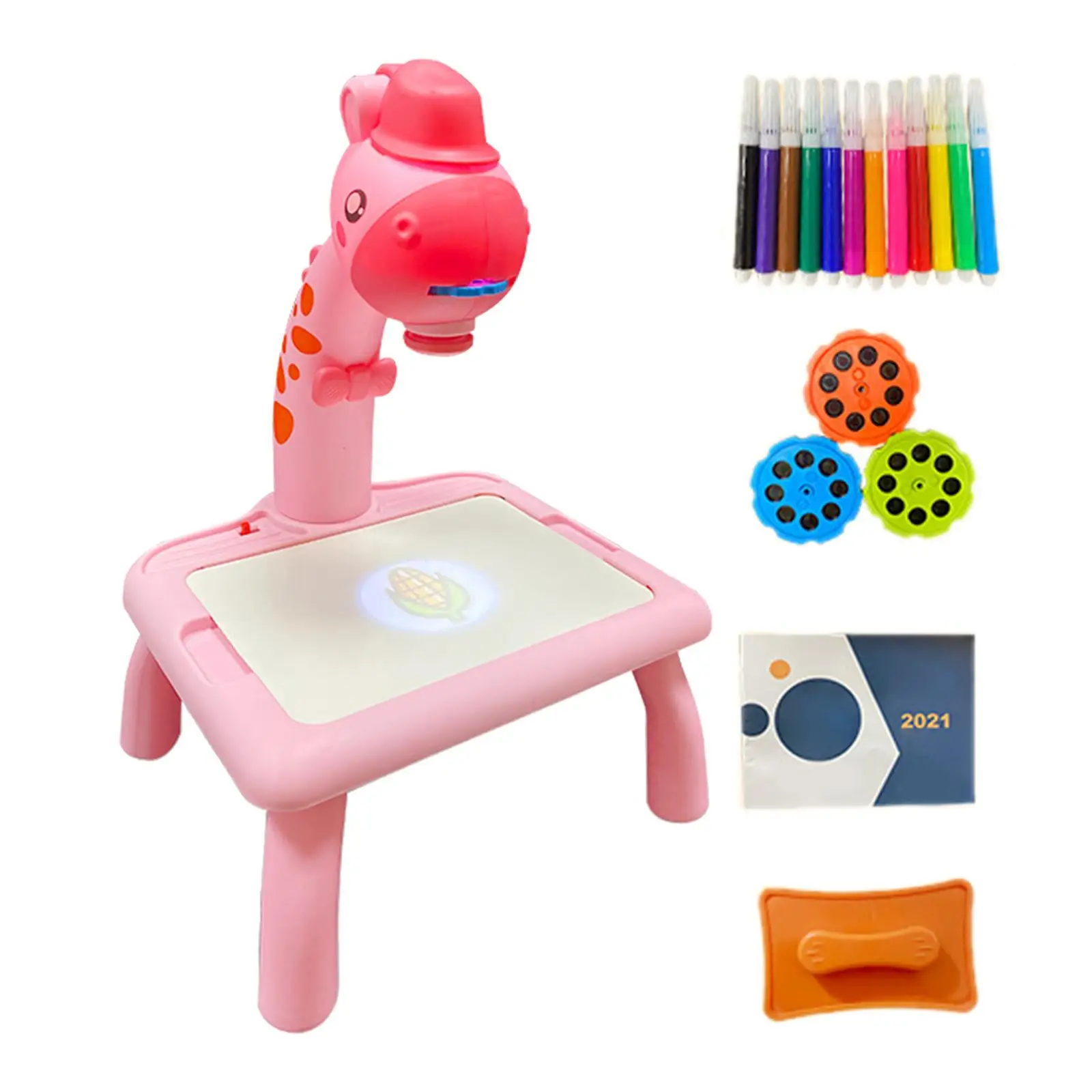 Projection Drawing Table Draw Projector Toy LED Projector Art Table Projection Drawing Board for Ages 3+