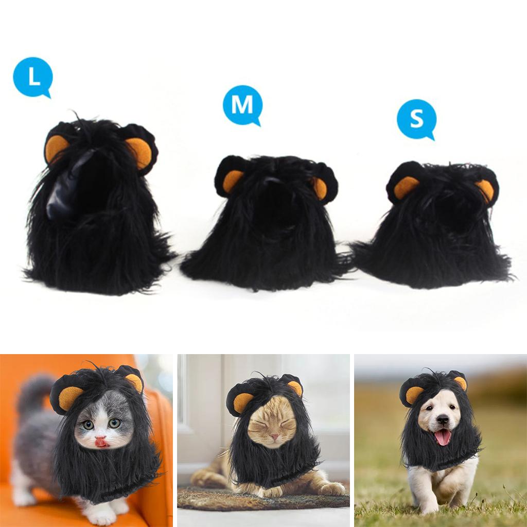 Lion Mane for Cat Cute Pet Clothes Costume Suit Cat Costume for Cat Dress up