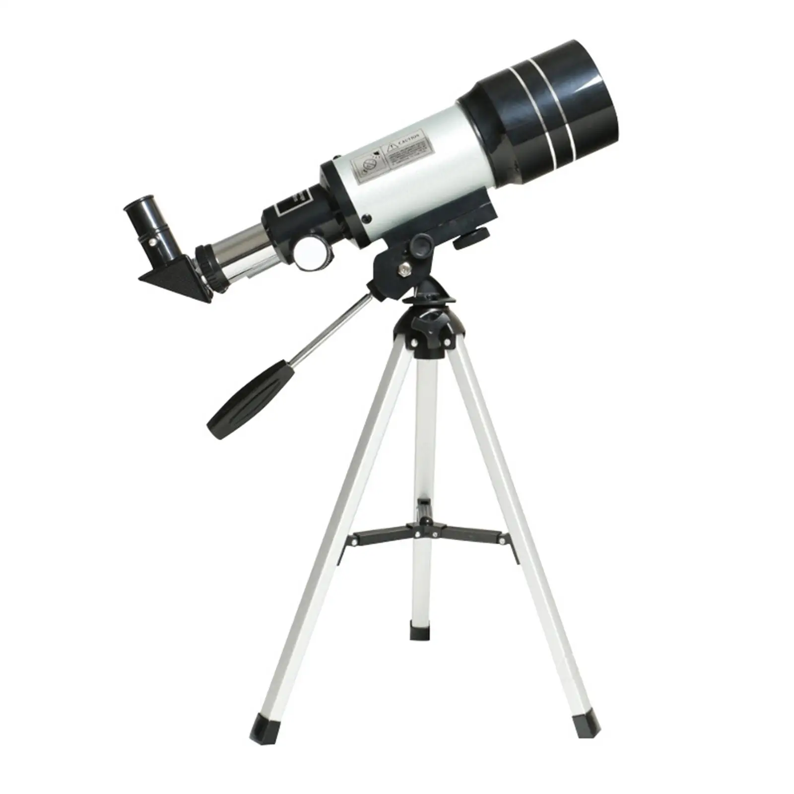 Portable 70mm 300mm Telescope with Tripod for Beginners with from 15x to 150x Eyepieces Refracting Telescope Accessory Durable