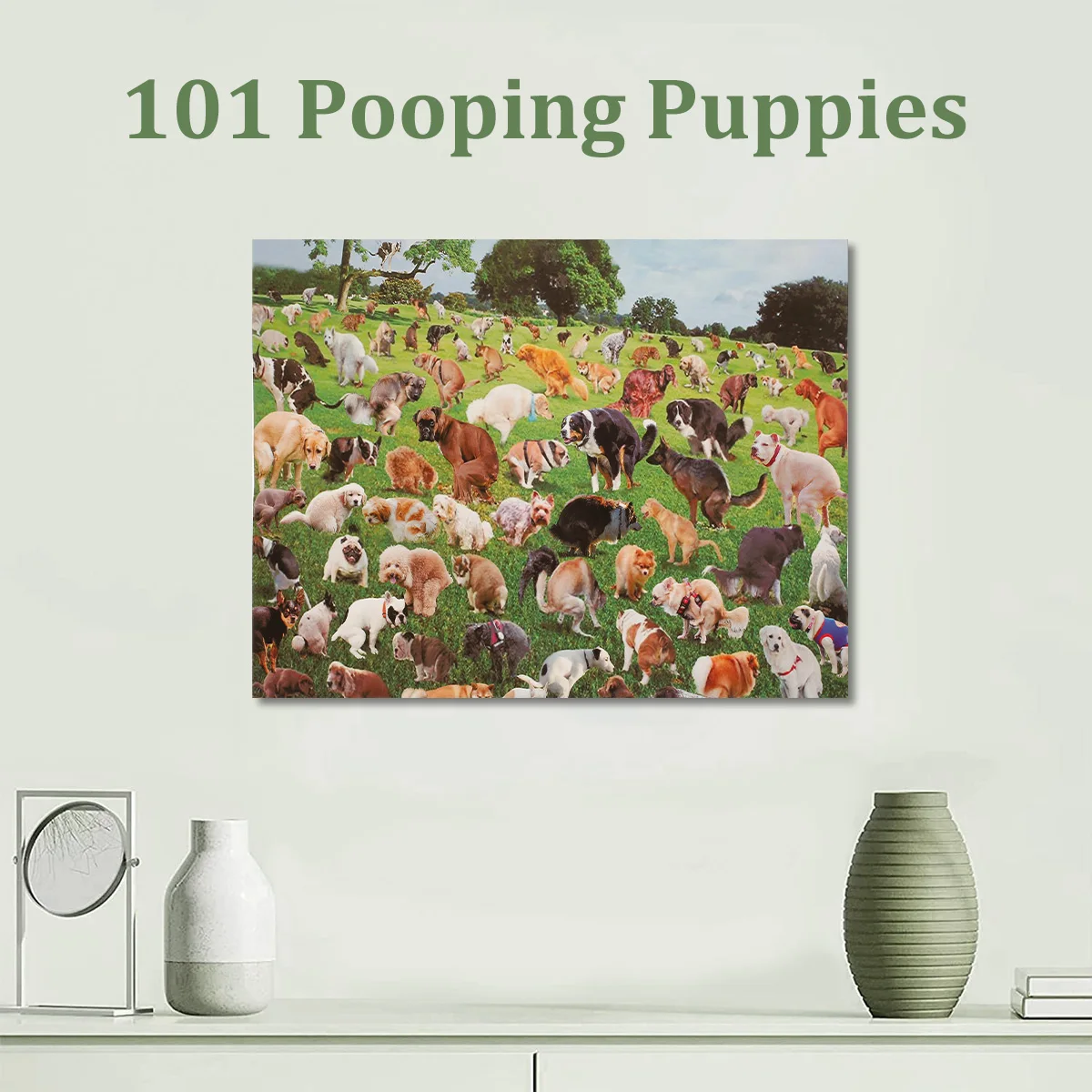 Pooping Dogs Puzzles 1000 Piece for Adults, Animal Jigsaw Puzzles 1000  Pieces, Funny Puppy Puzzles Prank Puzzle Dog Pooping - Yahoo Shopping
