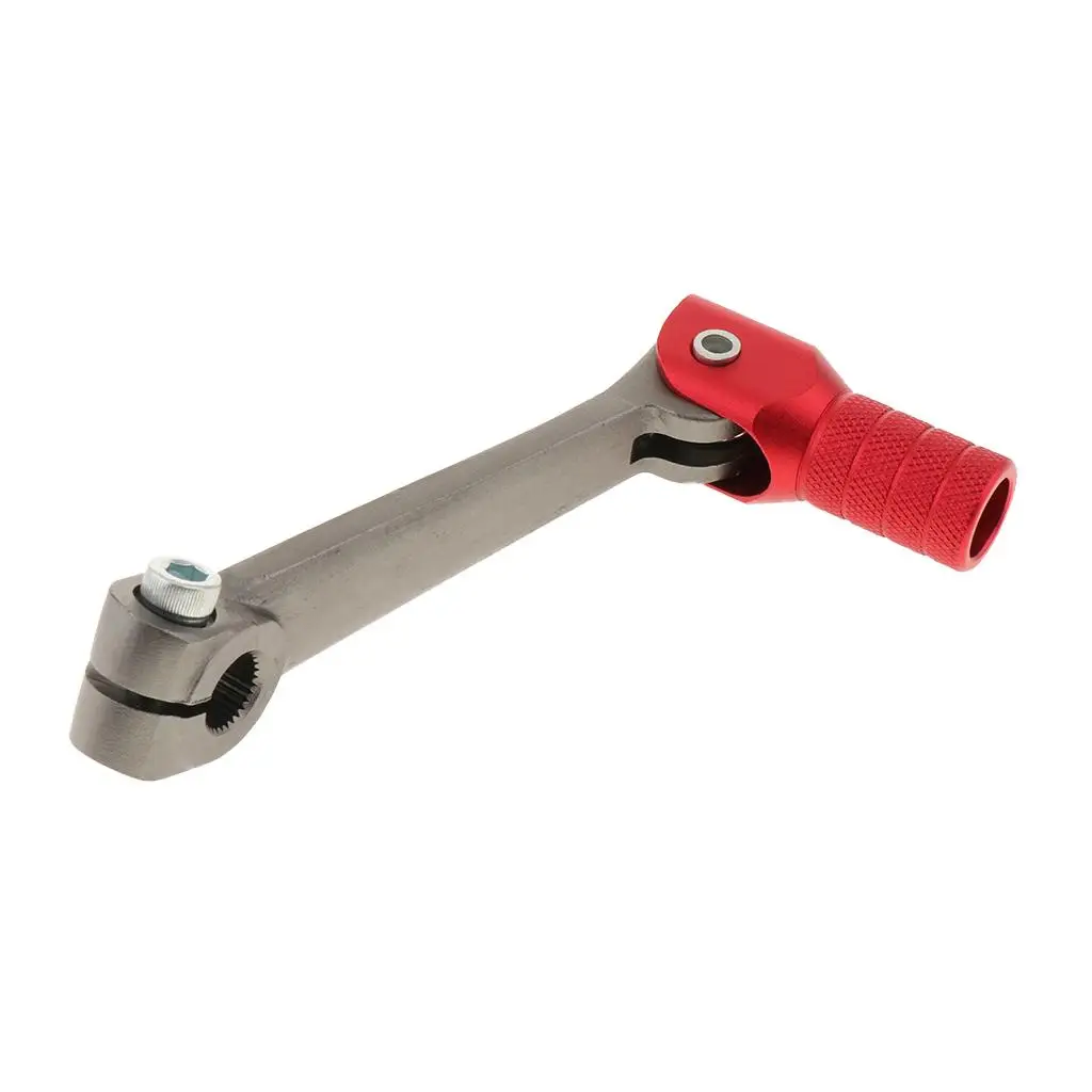 Folding 11mm Short Gear Shifter Lever for 50 70 90 110cc etc Red