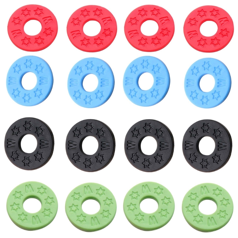 10 Teile/paket Gummi Gitarrengurt Blöcke Gitarre Protector Gitarre Strap Locks Silikon Strap Locks Gitarre Teile Zubehör – Detail 8