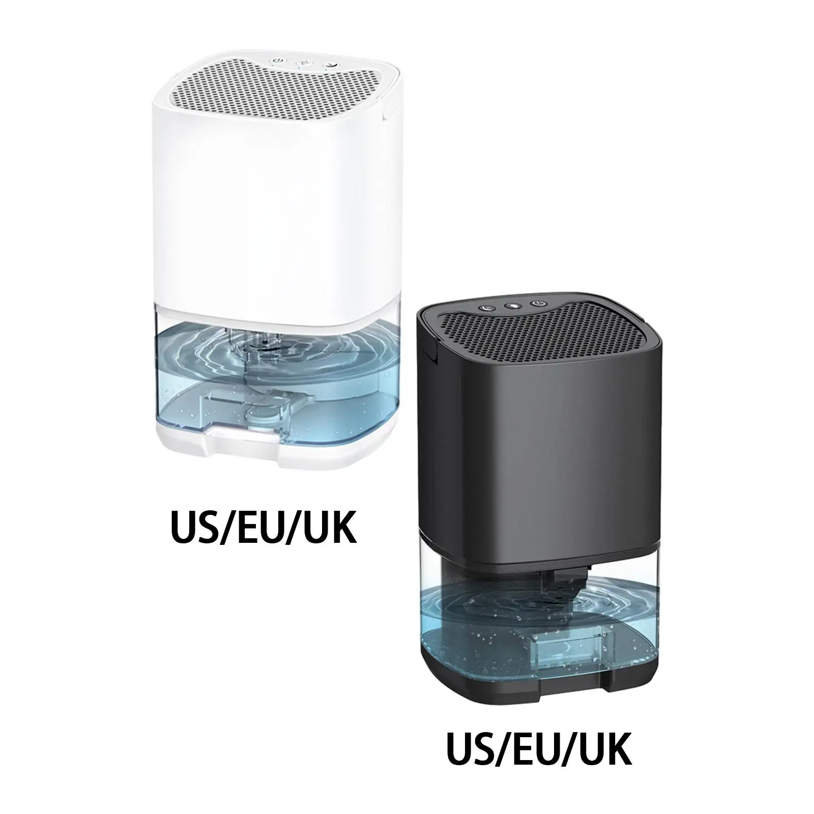 Small Dehumidifier Compact Auto Off Portable Quiet Moisture Absorbers Mini Dehumidifier for Basement Bathroom Wardrobe Room