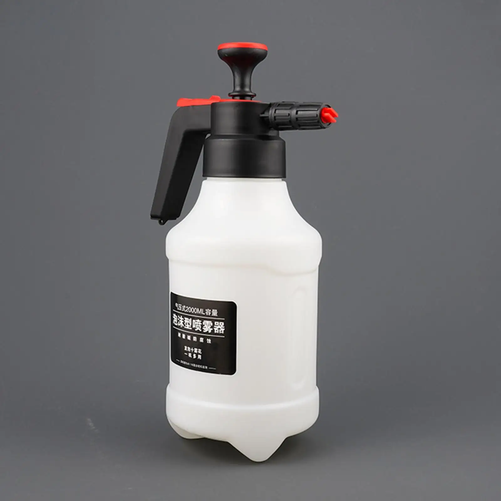 Car Wash Pump Manual Foaming Sprayer Air Pressure Plastic Spray Bottle with 3 Nozzle Portable for Garden Lawn House Cleaning