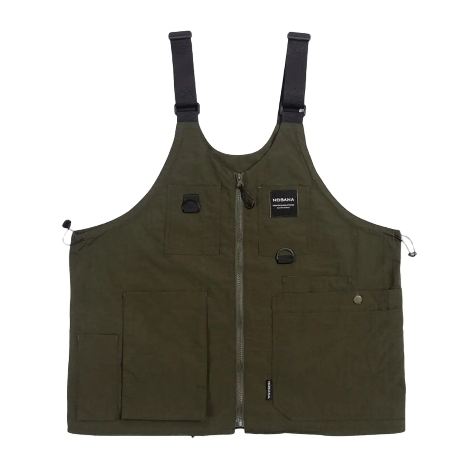 Outdoor Multi Functional Camping Vest Tote Casual Lightweight Multi Pocket Jacket Waistcoat for Fishing Hiking Men Women Adult