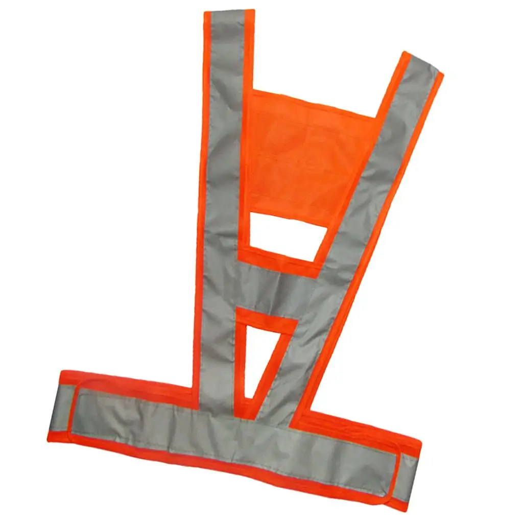 Safty Vest Unisex High Visibility Security Clothing Traffic Security V-Shape