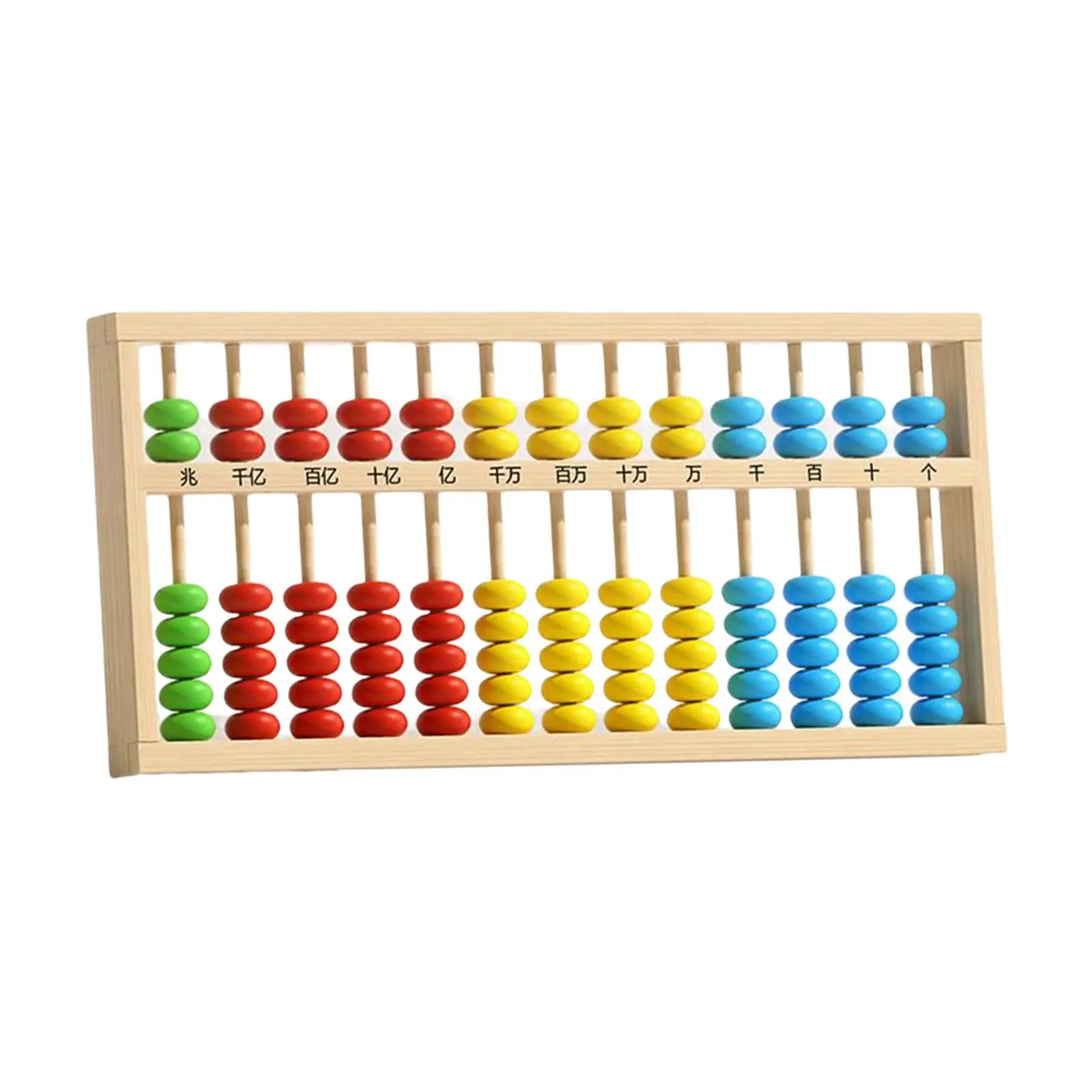 Wooden Abacus Educational Toy Math Manipulatives Abacus Teaching Frame Beads Game Mathematics Toy for Early Childhood Education