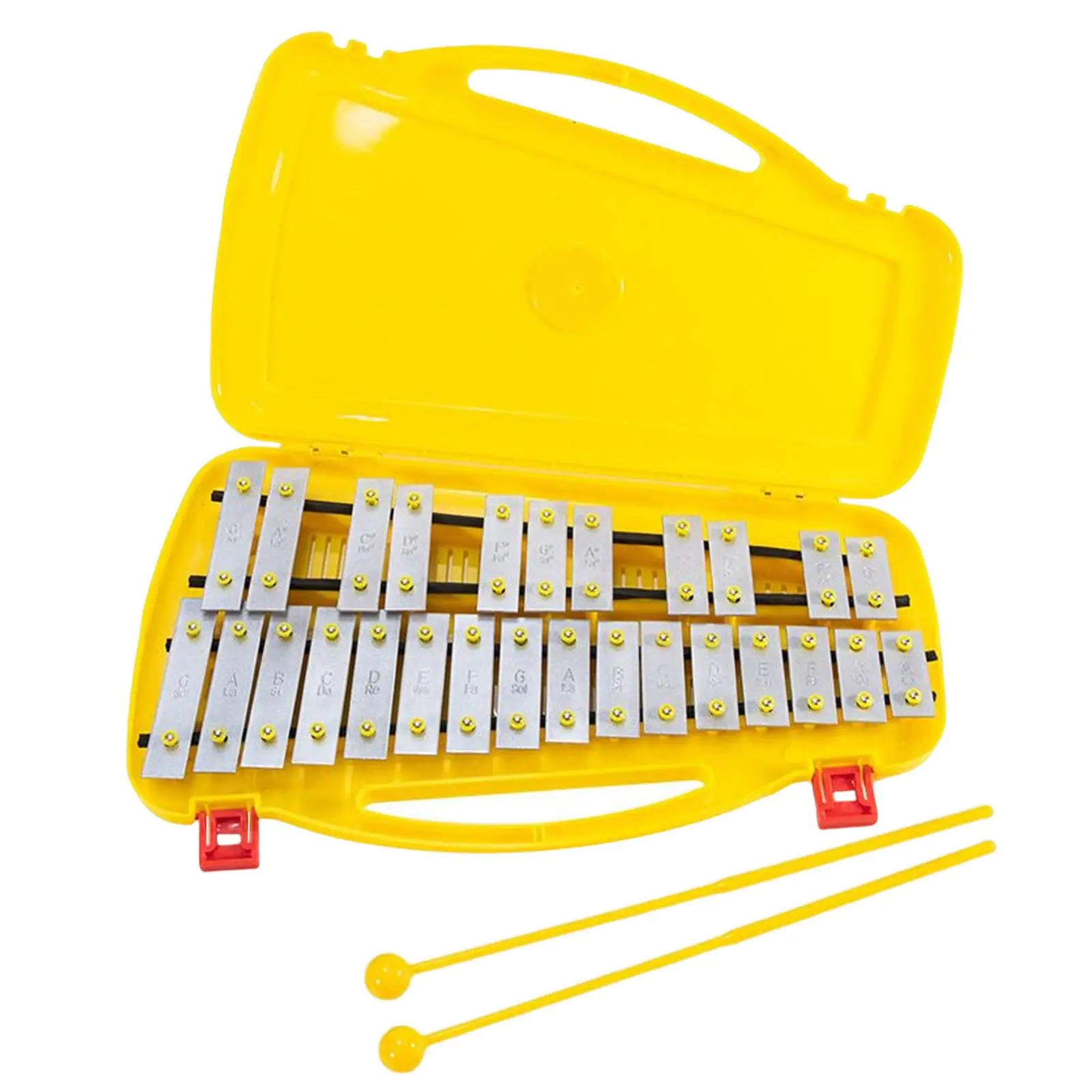 Glockenspiel Perfectly Gift and Two Mallets with 27 Note Xylophone for Toddlers Baby Adult Children Percussion Instruments