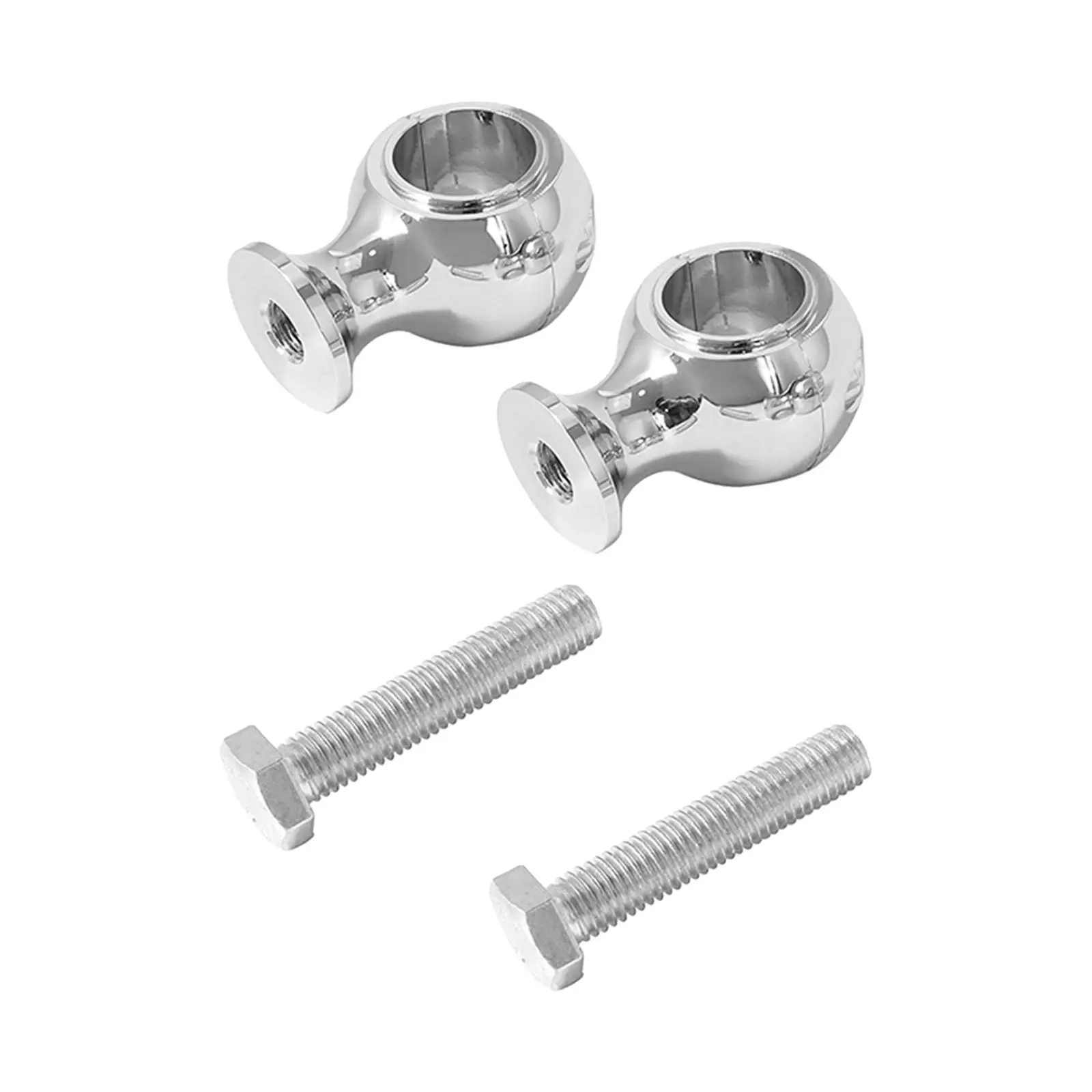 Motorcycle Handlebar Risers 25mm Durable Fat Round Easy to Install Direct Replaces Accessory for Harley Other Handlebar