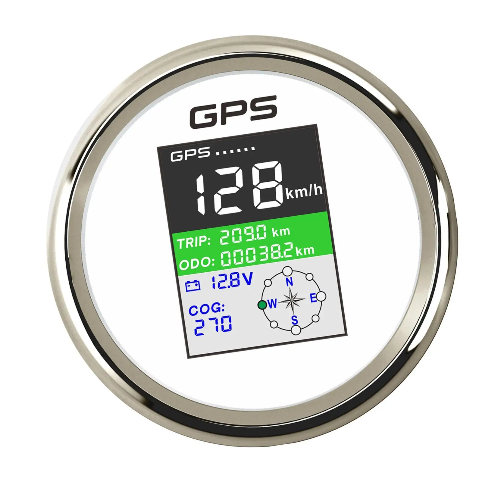 GPS Speedometer Professional Knots MPH km/H Adjustable Odometer for Boat Car