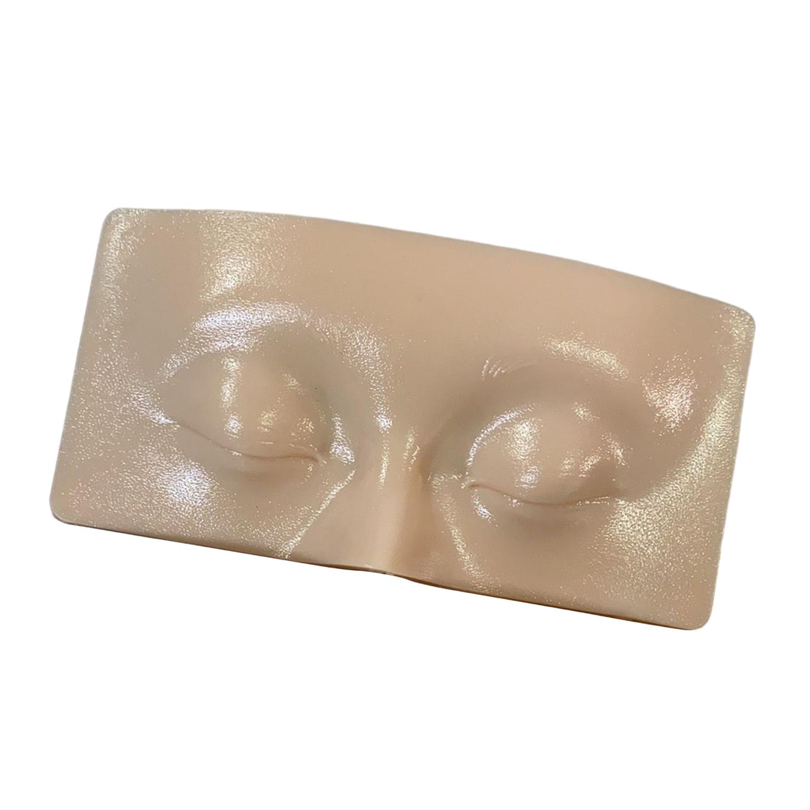 Silicone Practicing Makeup Board Makeup Practice Face for Professional Enthusiasts