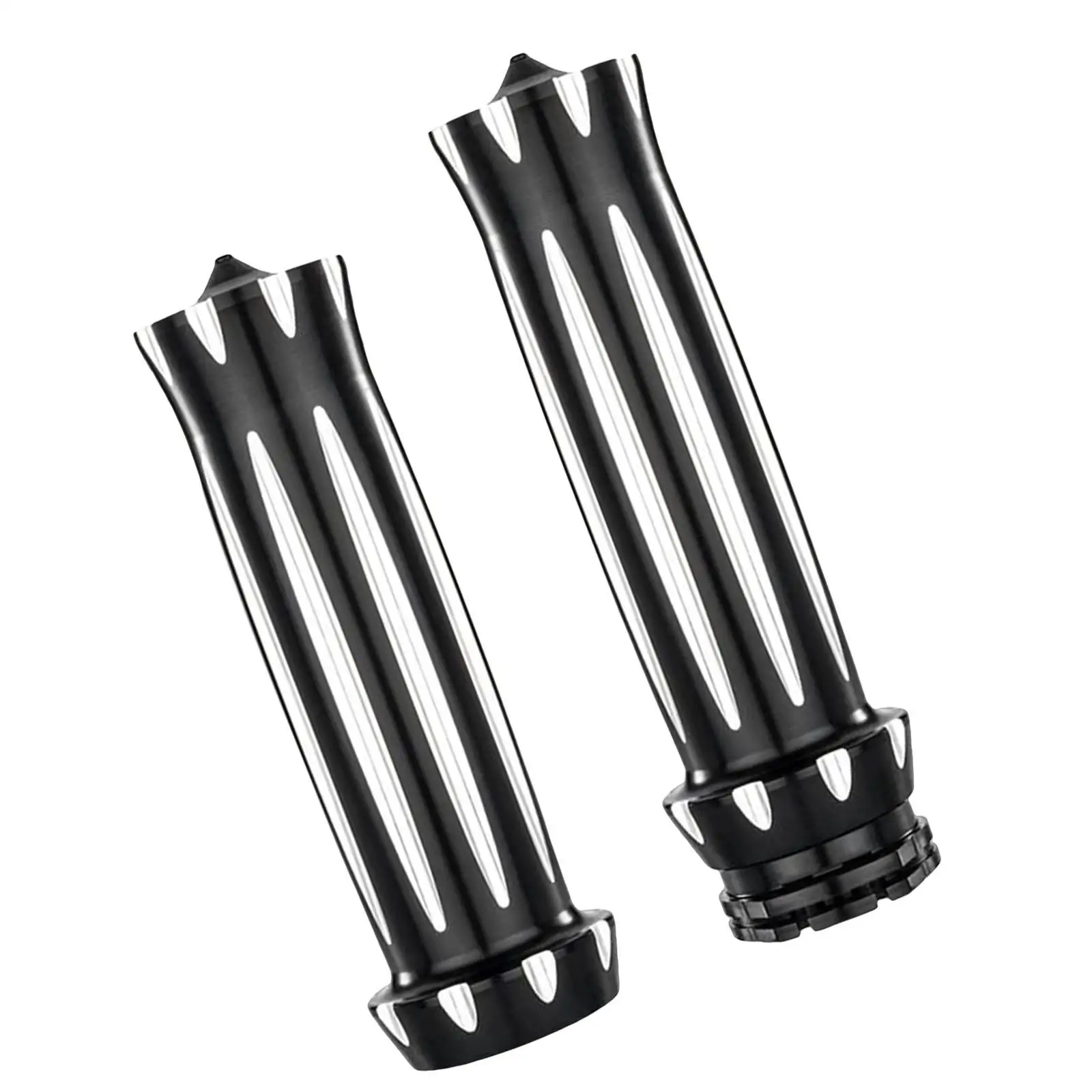 2Pcs Motorcycle Handlebar Grips for 25mm 1 inch Durable Anti Skid Design for Harley Sportster Bobber Easy to Install