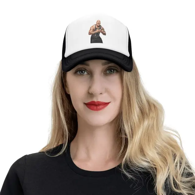 Sobrancelha personalizada Meme Dwayne The Rock Johnson Boné de beisebol  para homens Mulheres Respirável Trucker Hat Streetwear Snapback Caps Sun  Hats - AliExpress