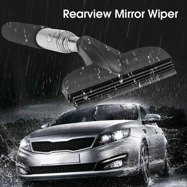 Car Retractable Wiper for Rearview Mirror Stretchable Auto windshield Glass  Water Wiper Vehicle Window Rain Silicone Scraper - AliExpress