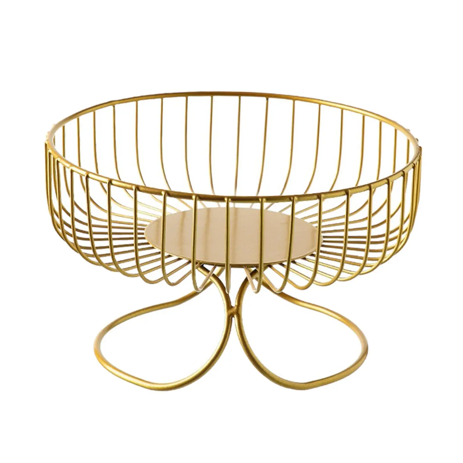 Metal Wire Fruit Basket European Style Housewarming Gift for Counter Tea Bar