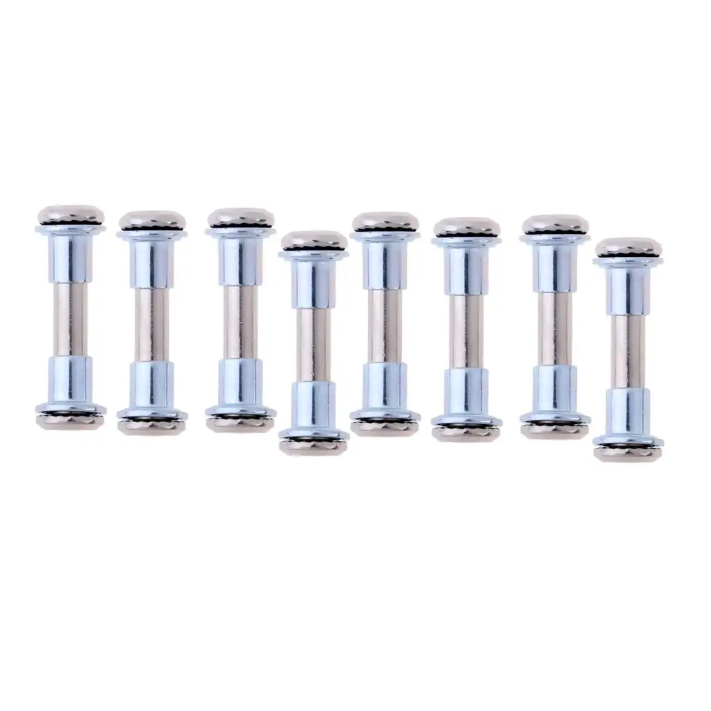 8pcs Inline Skate Wheel Screw Replacement Roller Skates Bolts & Spacers