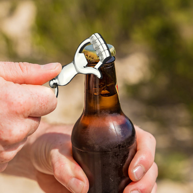 One Hand Bottle Opener