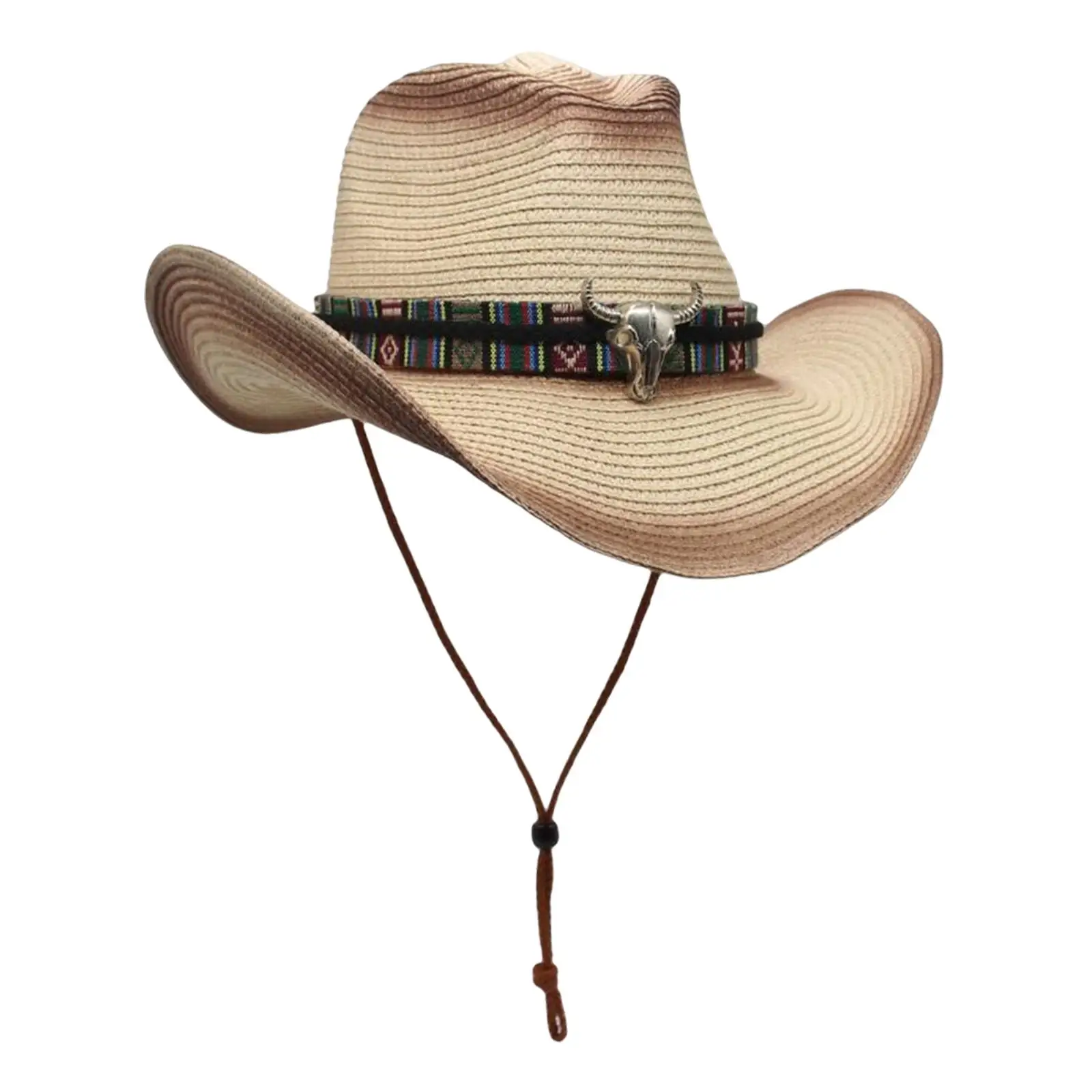 Western Cowboy Sun Protection Hat Shapeable for Outdoor Leisure Beach