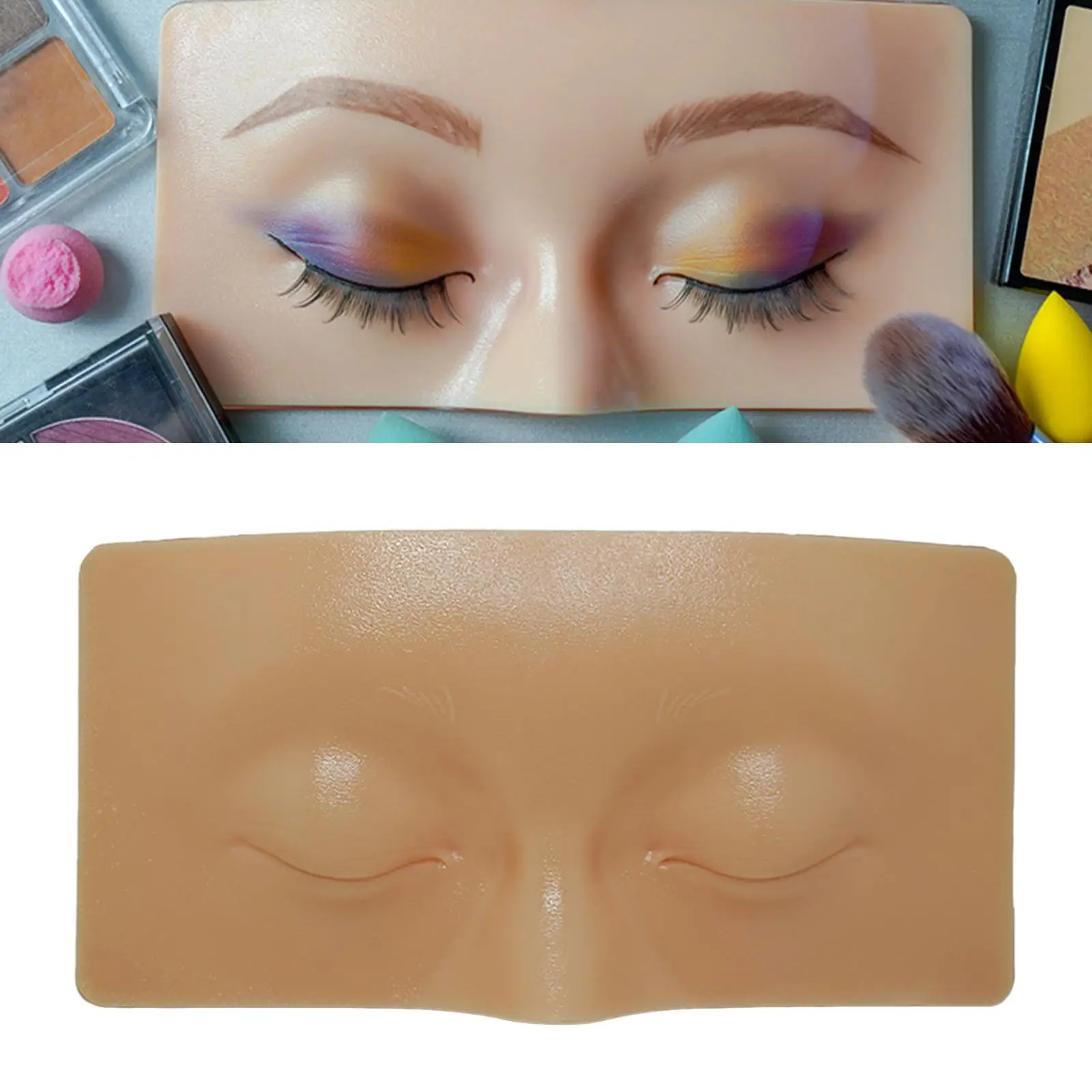 3D Realistic Makeup Practice board Reusable make up Practice Board for Makeup Artist Beginners Professional Enthusiasts