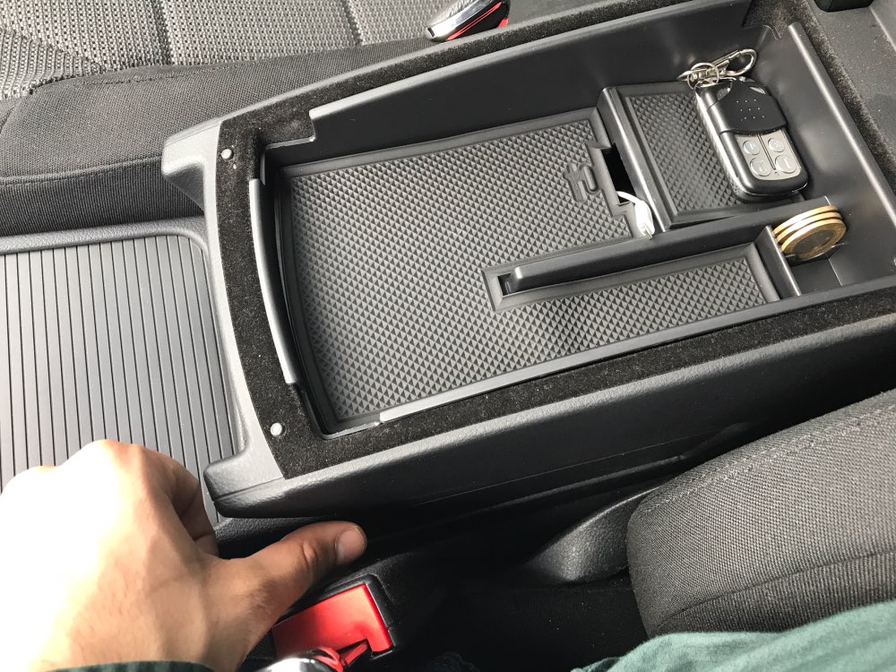 Für vw volkswagen cc passat b7 magotan b6 b7l auto armlehne box zentrale sekundäre lagerung handschuh halter container organisator verstauen – Detail 6