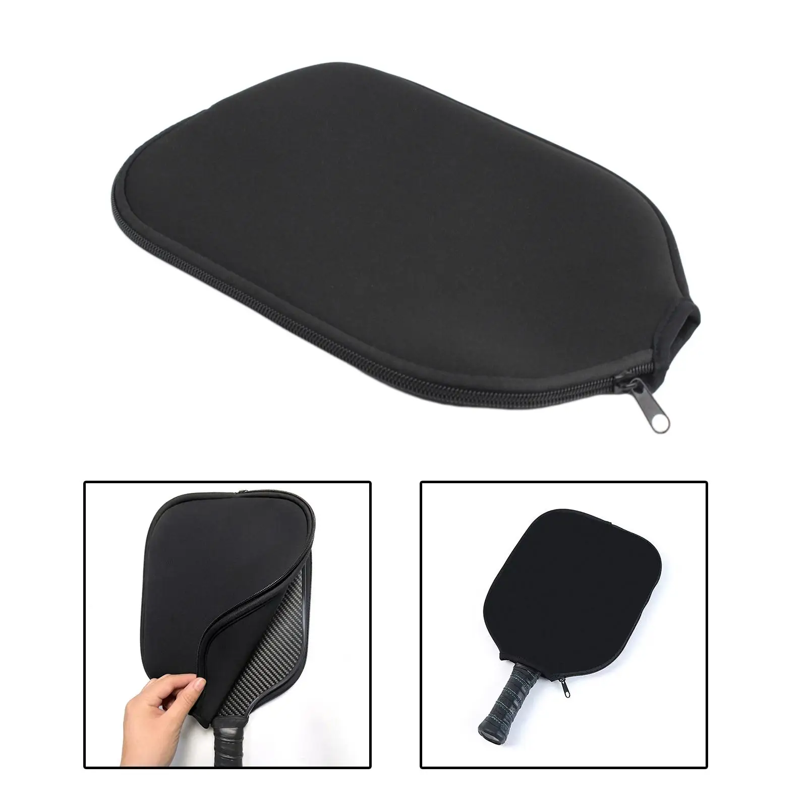 Racket Sleeve Neoprene Paddle Cover Pickleball Protection Table Tennis Paddle Case Holder Premium Pickleball Head Cover