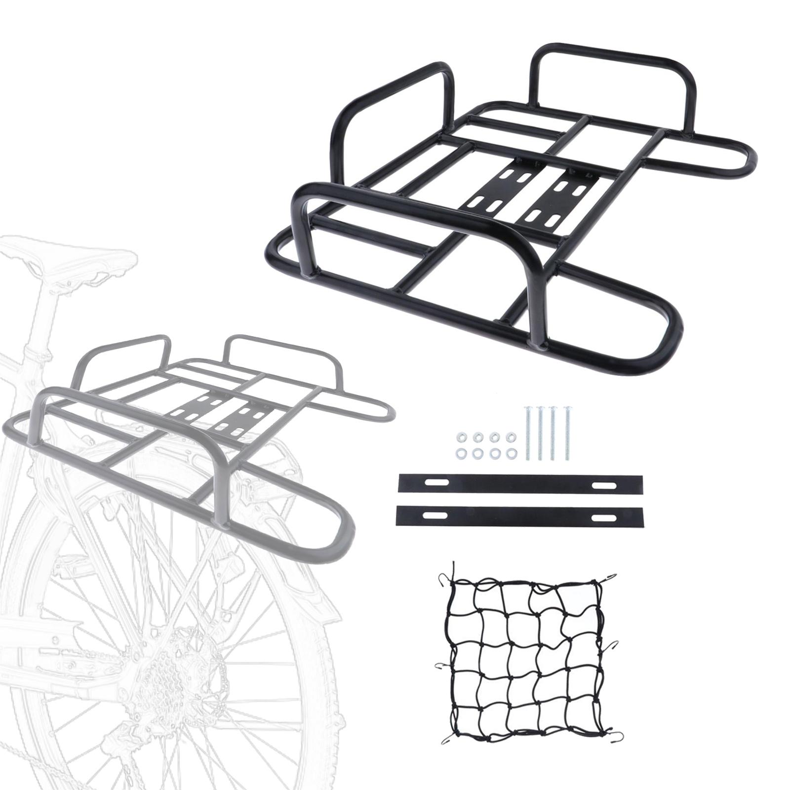 Bike Rear Basket Carrier Rear Bicycle Basket Bicycle Rear Cargo Rack for Mountain Road Bikes