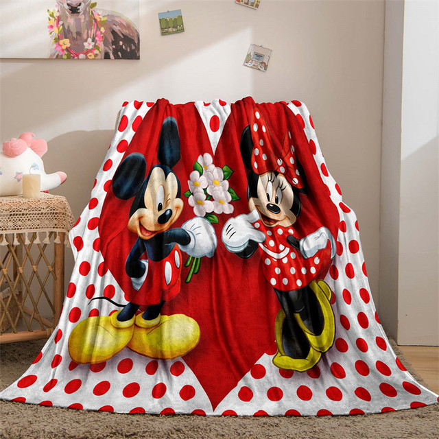 Disney Mickey Mouse Four Seasons Thick Plush Blanket Pillow Quilt  Dual-purpose Blanket Gift Office Sleeping For Adults Gifts - AliExpress