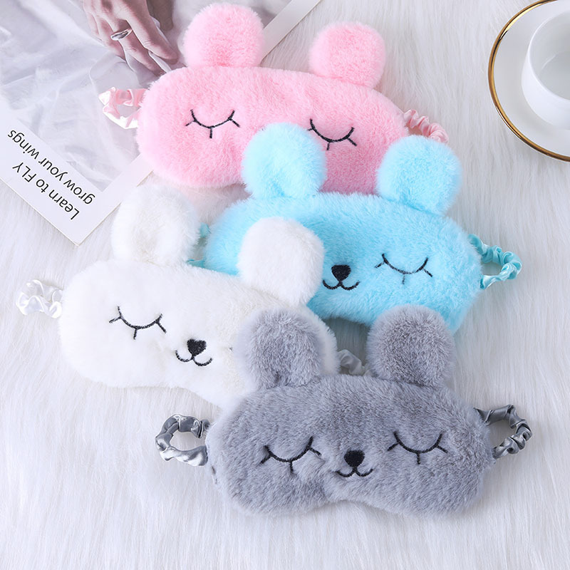 Best of Cute Cartoon Rabbit Plush Sleeping Eye Mask Comfortable Sleep Mask Sleep Aid Traveing Home Shading Light Eye Cover Eyeshade Reviews & Tips