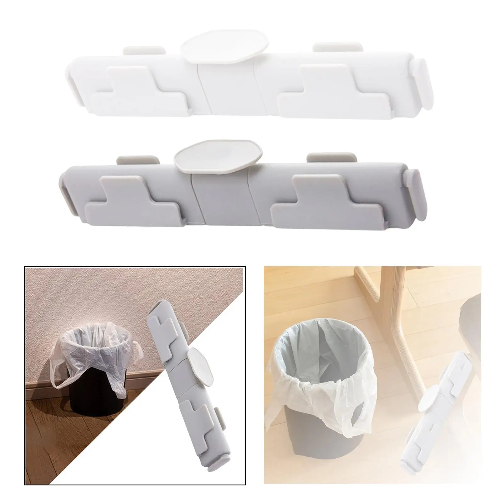 Scalable Garbage Sorting Folder Clip Practical Holder Stand Sturdy Household Classification Hanging Shelf for Kitchen