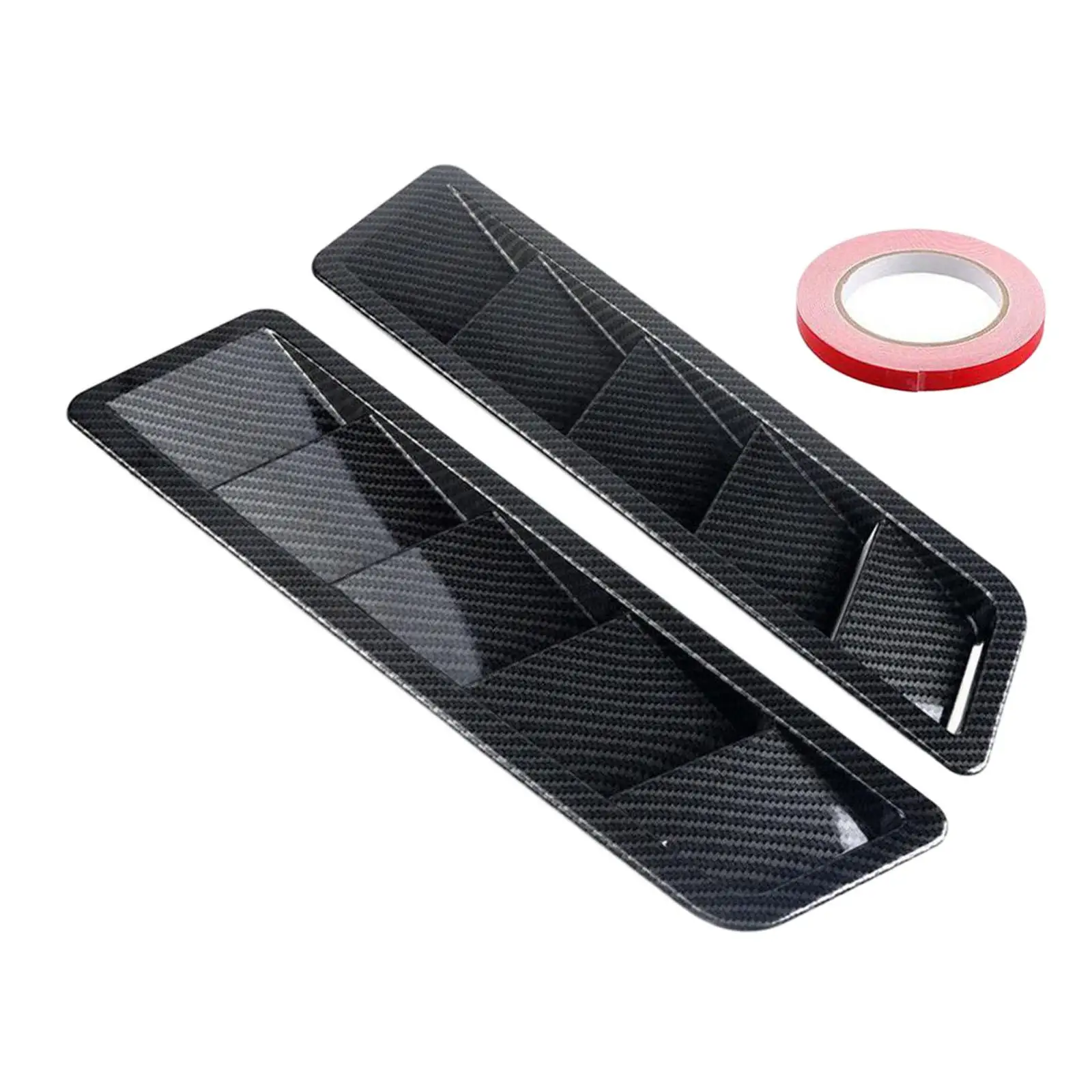 Car Hood Vent Scoop Kit Louver Vents Bonnet Cover Cold Fitment Louvers Air Flow Intake for Acceories Truck SUV