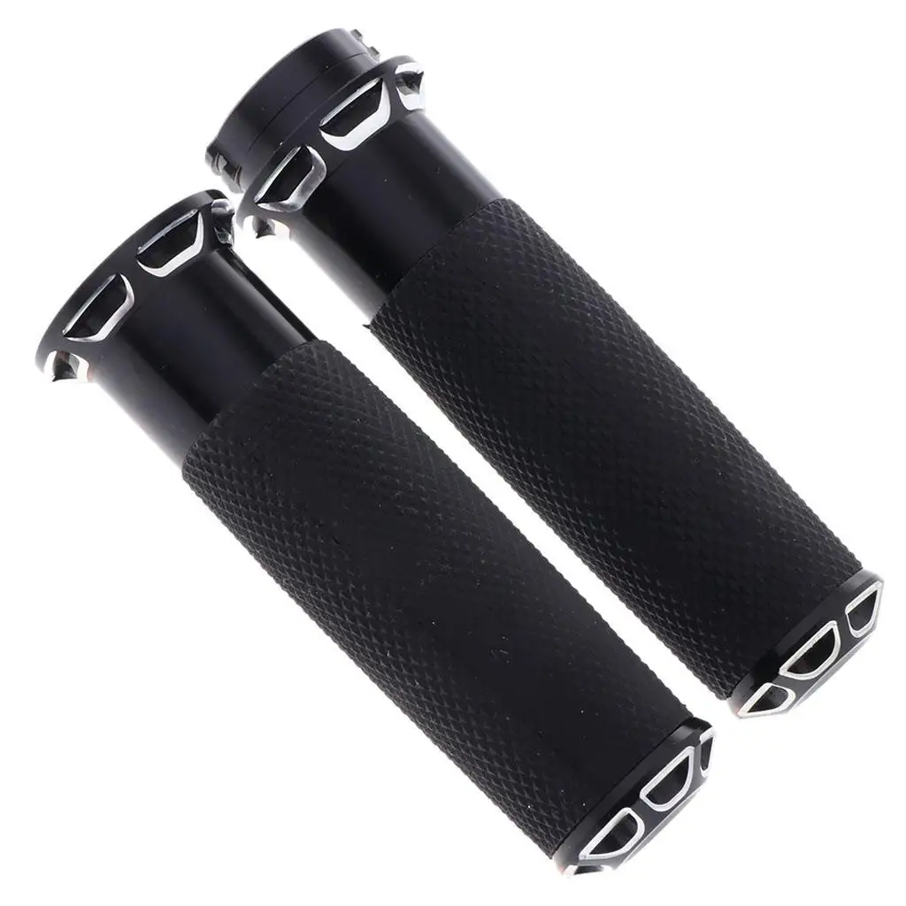 Pair Motorcycle Handle Bar Hand Grips for XL883 1200 X48