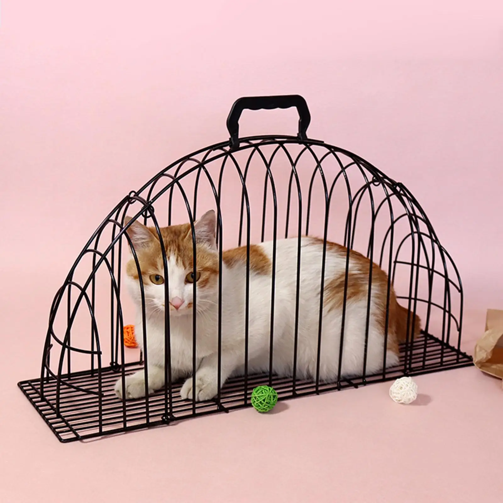 Portable Cats Dogs Dryer Cage Travel Bags Anti Grab Protector Shower Pet Drying Box for Kitty Doggy Kitten Small Animals Rabbits