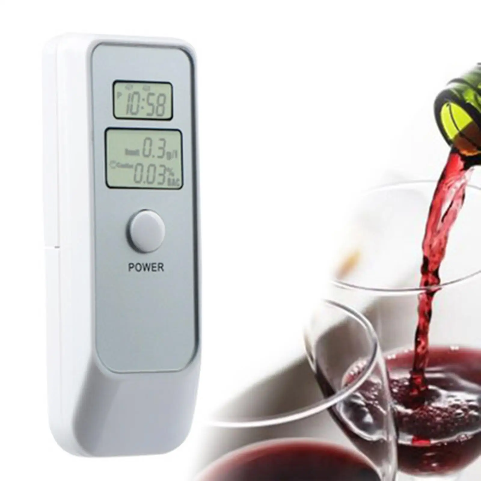 Digital Breath Alcohol Tester High Sensitivity for Drivers Personal Use