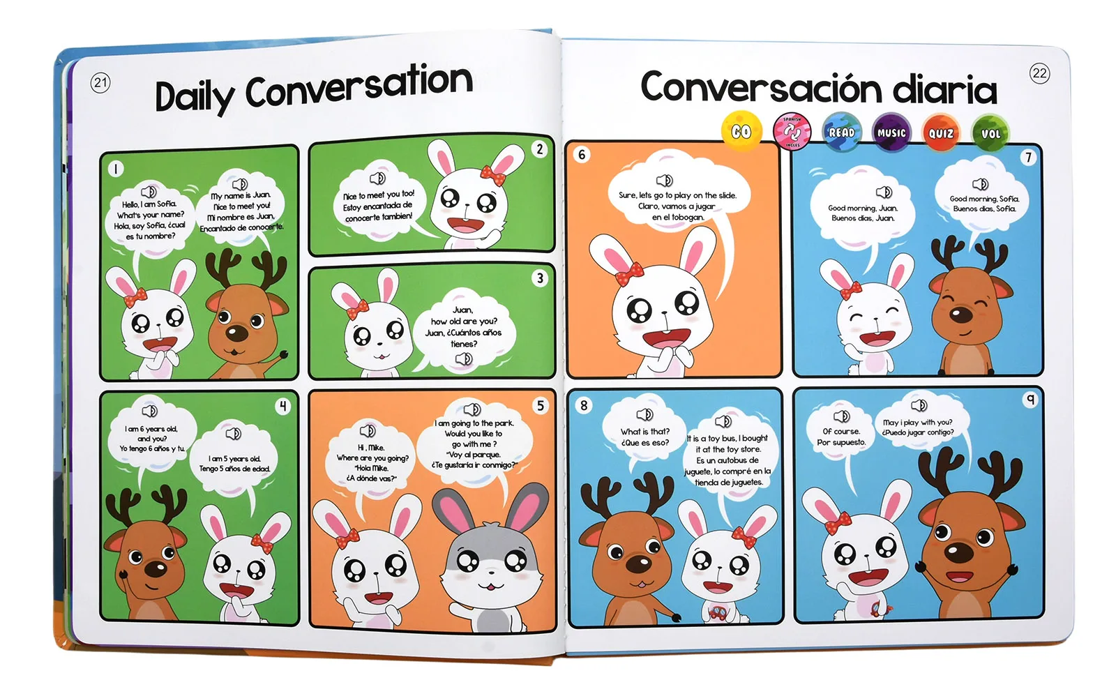 Montessori Spanisch Englisch Sprache Lernmaschine Elektronische Lesebücher Kleinkind Baby Lernspielzeug Multifunktions Ebook – Detail 17