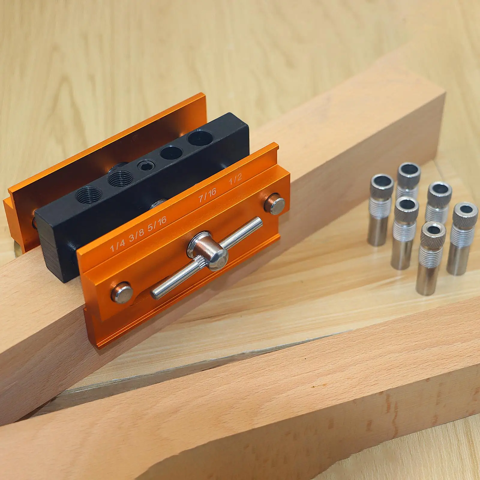 Heavy Duty Doweling Jig Self Centering Kit  Drill  for Carpentry