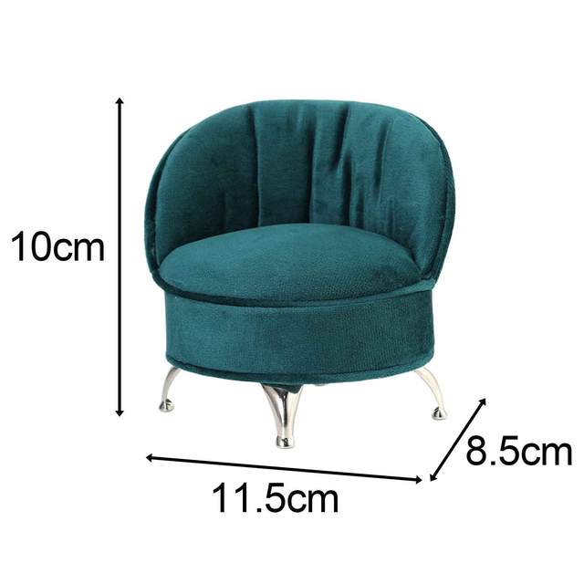 Bella portagioie eleganti ornamenti espositore Chaise Shape donna orecchini  organizzatore per comodino Vanity Table camera da letto