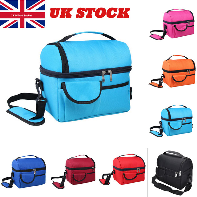 Insulated Lunch Box Tote Bag Travel Men Women Adult Hot Cold Food Thermal  Cooler 8L