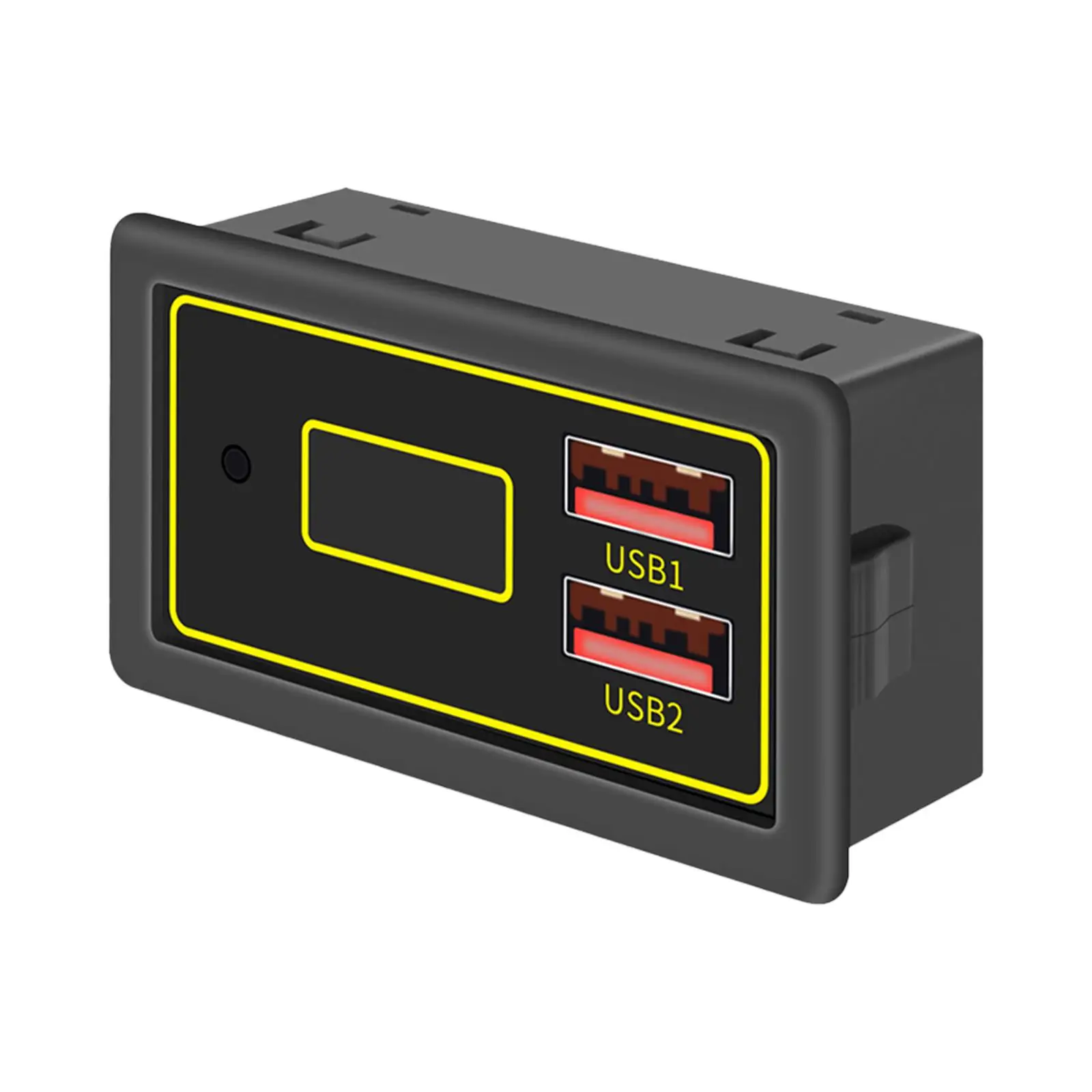 Battery Capacity Voltage Meter, Digital Battery Capacity Tester, 12V 24V Support LCD Display Battery Indicator Voltage Meter