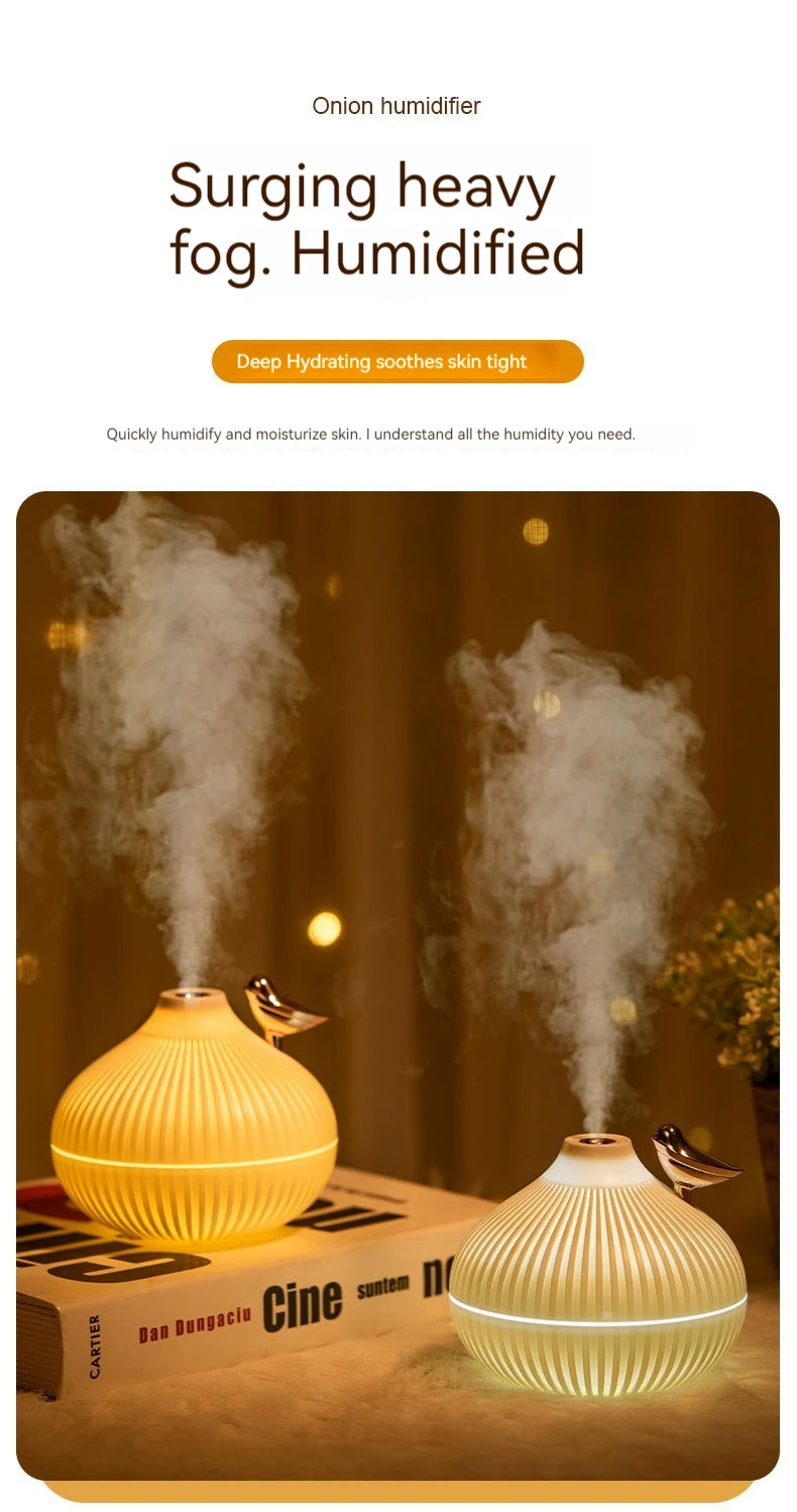 Title 6, New Creative Small Onion Humidifier Mini USB Ho...