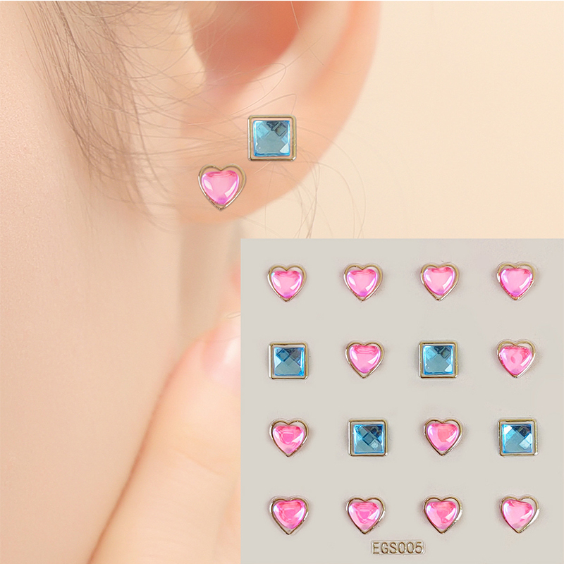 Best of 3D Gem Stickers Earrings Stickers Glitter Sparkle Crystal Sticker Rhinestone Diamond Earrings Self-Adhesive Stickers Tattoos Reviews & Tips