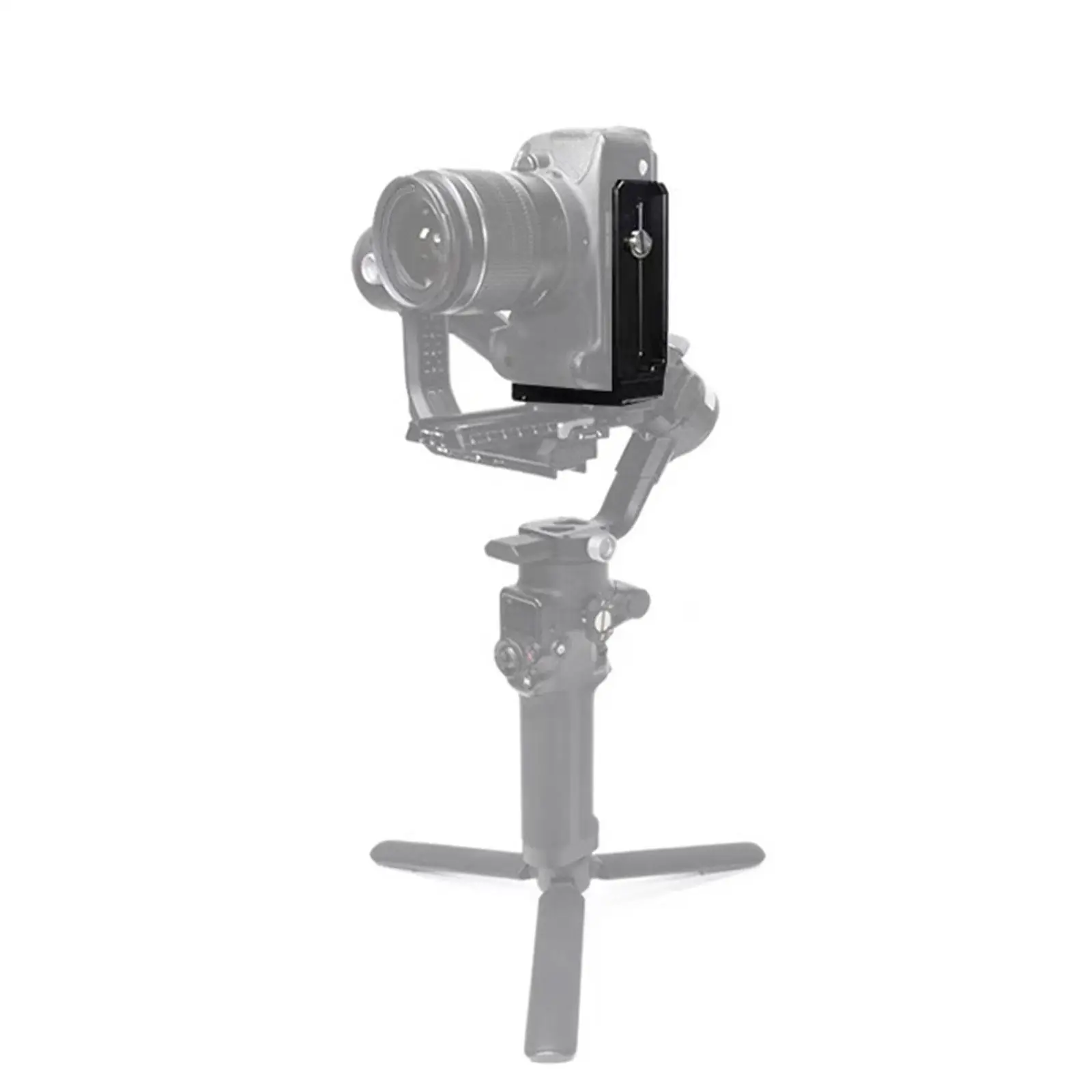 Professional Camera L Bracket with 1/4`` Threaded Holes Aluminum Alloy Heavy Duty Quick Release Plate for Rsc2 Tripod Monopod