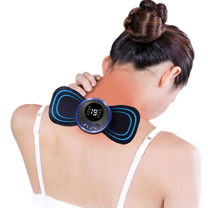 Best of Ems Smart Mini Massage Sticker Portable Electric Neck Massager Shoulder And Neck Pulse Physiotherapy Instrument Cervical Massage Reviews & Tips