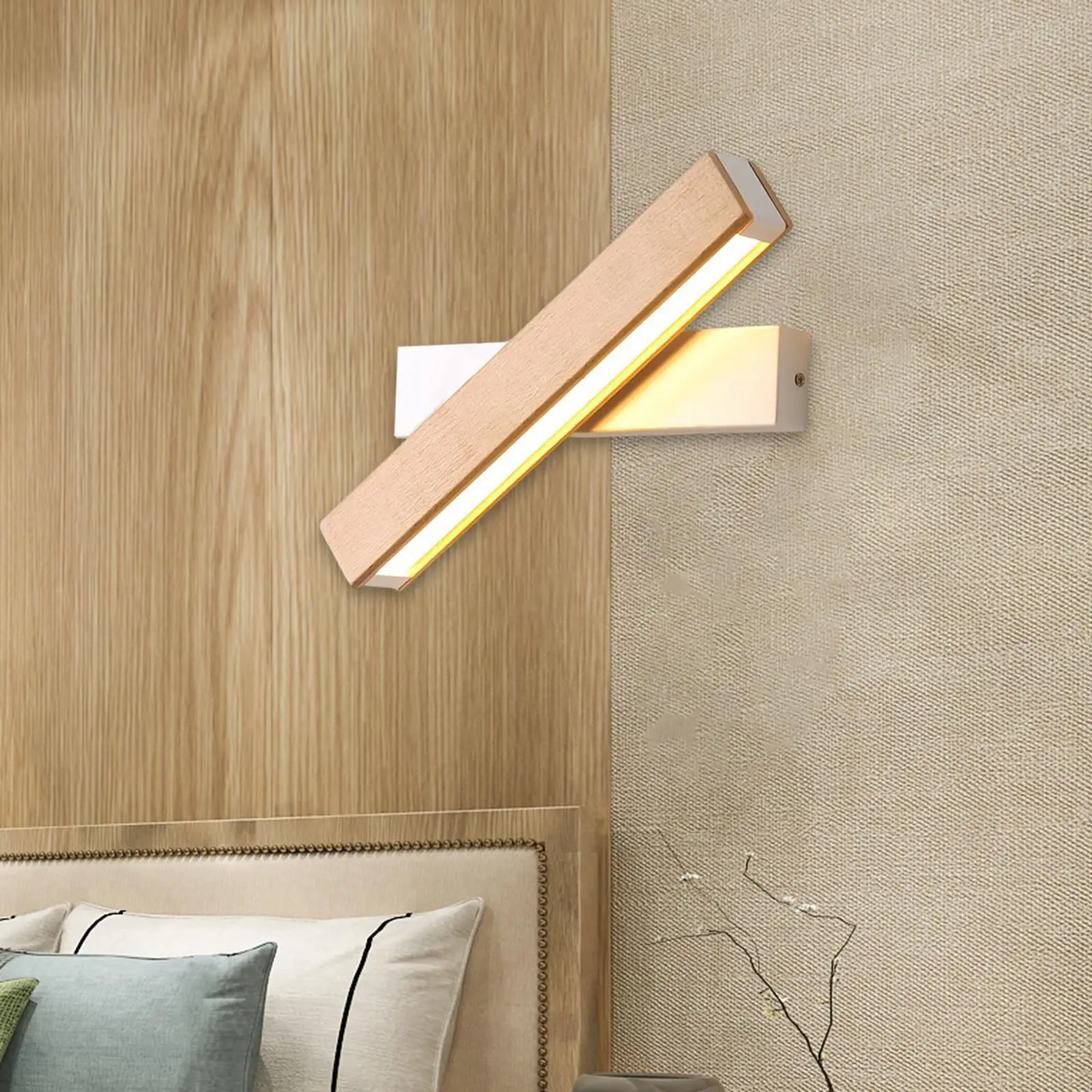Nordic Minimalist Wall Sconce Reading Lamp 4W for Porch Hotel Room Indoor